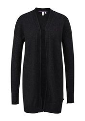 Q/S by s.Oliver Lange cardigan voor dames, zwart, L