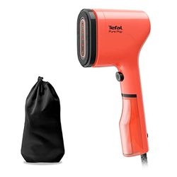 Tefal Pure POP DT2022 Kledingstomer stoomt/reinigt kleding stoomproductie tot 20 g/min verwijdert pluisjes delicate stoffen omkeerbaar opzetstuk ultracompact reisvriendelijk snel opwarmen Koraal