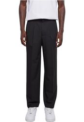 Urban Classics Heren Wide Fit Pants Broek, zwart, 42