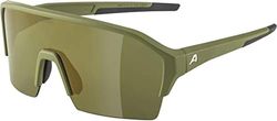 ALPINA Unisex - Adulti, RAM HR Q-LITE occhiali sportivi, olive matt/gold, One Size