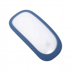 Custodia morbida in silicone per Mac Apple Magic Mouse-blu scuro
