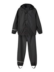 NAME IT Nkndry Rain Set Noos, Black, 9 Years (Pack of 2)