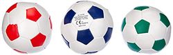Lena- Soft-fußbälle Balones de Futbol Set, Multicolor, 3 Stück (1er Pack) (SiMM Spielwaren GmbH 62163)