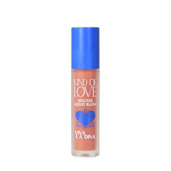 Viva la Diva Kind of Love Mousse Liquid Blush - Color N1 Romantic - Liquid Blush with Mousse Texture for Smooth Application and Natural Finish