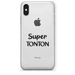 Zokko iPhone XS Max Super Uncle fodral - mjukt genomskinligt bläck svart