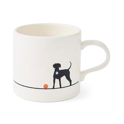 Portmeirion Mug Meirion Silhouette Dog Single Mug