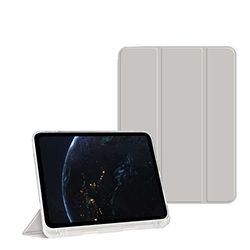 BXGH iPad Pro 11 Zoll Tasche 2022/2021/2020/2018, Slim Stand Hard Back Shell Smart Cover voor iPad Pro 11 Zoll 4. Generatie 2022/3. Gen 2021/2. Gen 2020/1. Gen 2018 -Grau