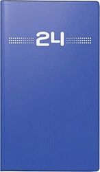 rido/idé Monthly calendar model mini planner d 15 2024 2 pages = 1 month sheet size 8.7 x 15.3 cm blue