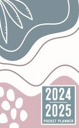 Pocket Planner 2024-2025: Small 2 Year Monthly Design For Purse