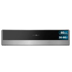 Cecotec Scaldapiatti Elettrico in Vetro Termico Integrabile da 60 cm Bolero Hexa WD Line. 470 W, temperatura regolabile 30-80 gradi, controllo meccanico, tappeto antiscivolo interno, nero e inox