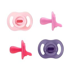 Tommee Tippee Tétine Ultra-légère Toujours en Place, 18-36 mois, lot de 4, conception monobloc en silicone
