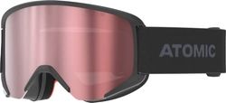 Atomic Savor Maschera da sci per adulti, con comoda montatura Live Fit, visione chiara grazie alle lenti con tecnologia Flash, maschera Over The Glasses ideale per chi porta gli occhiali, nero