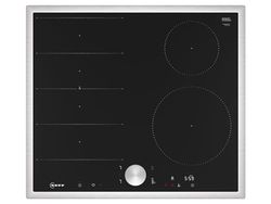 Neff, T66STE4L0 - Plaque à induction autonome Flex avec commande Twist Pad N90 - Largeur 60 cm - Noir - Home Connect