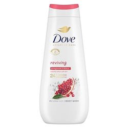 Dove Advanced Care Reviving Body Wash body cleanser with pomegranate and hibiscus extracts for instantly lotion-soft skin 400 ml