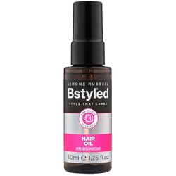 Jerome Russell BStyled Hair Oil - Protect & Moisturise Hair, Enriched with Marula Oil, UV Filters & Bond Building Technology, Vegan Friendly Hair Care, 50ml