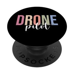 Drone Piloto RC Avión Drone Quadcopter PopSockets PopGrip Intercambiable