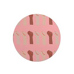 Questo Casa, Round Digital Printed Mouse Pad, Non-Slip Base, for Office and Home, Diameter:22cm