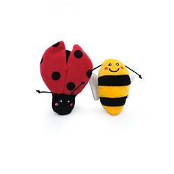 ZippyClaws Lot de 2 - Coccinelle et Abeille