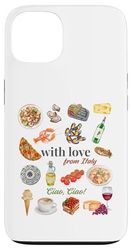 Italia Vacanze Turistiche Cucina Italiana Frutti di mare Roma Souvenir Custodia per iPhone 13