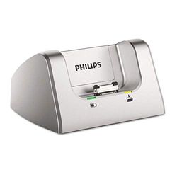 Philips ACC8120 - Base de carregamento de bolso (USB, LED) prateado