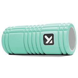 Rodillo de espuma GRID de TriggerPoint – Superficie multi-densidad, compresión firme para recuperación muscular, núcleo hueco, videos gratuitos en línea, 33 cm, menta