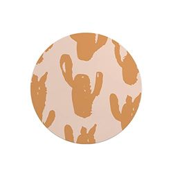 Questo Casa, Round Digital Printed Mouse Pad, Non-Slip Base, for Office and Home, Diameter:22cm