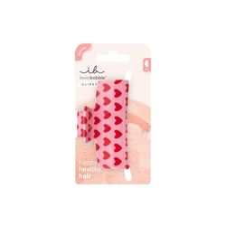 invisibobble Clipstar M Love is in the Hair (1 pezzo) – Fermaglio per capelli con motivo a cuore per donne, bambini e ragazze, taglia media per capelli sottili, set di fermagli per capelli romantici e