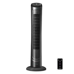 Cecotec Digitale torenventilator Force Silence 9090 Skyline. 102 cm hoog, oscillerend, koperen motor, 3 snelheden, timer 7,5 uur, afstandsbediening, 45 W.