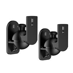 Techly ICA-SP SS28 - Suporte para altifalantes (plástico, preto, -20 - 20 °)