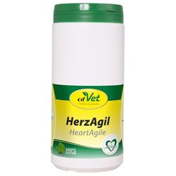 cdVet Produits naturels HerzAgil 600 g - Chien, Chat, Animaux de Compagnie - Complément Alimentaire - Soutien de la Fonction Cardiaque - Stimulation générale de la vitalité - Soutien du système