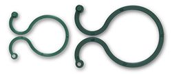 Windhager 06216 - Confezione di 25 Fermagli circolari per tutori per Piante