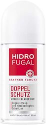 Hidrofugal Roll-on met dubbele bescherming (50 ml), sterke anti-transpirant bescherming tegen stress en hitte gerelateerd zweten, deodorant voor sterke bescherming zonder ethylalcohol