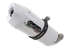 GPR Pot échappement marque GPR compatible avec Honda Vfr 750 F 1990-1993, Albus Ceramic, Échappement légal, homologué,silencieux avec db killer amovible et tuyau de liaison spécifique