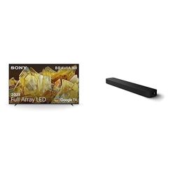 Sony BRAVIA XR, XR-75X90L, Full Array LED, 4K HDR, Google TV, ECO PACK, BRAVIA CORE, Ottimo per PlayStation 5 + HT-S2000 Soundbar Dolby Atmos® a 3.1 canali