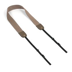 MegaGear MG1997 Canvas & echt lederen verstelbare schouder- of nekband (groen/beige)