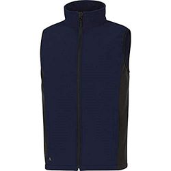 Delta Plus HALDEBMPT - Gilet in poliestere Softshell a 3 strati, laminato, taglia S, confezione da 10, colore: blu navy