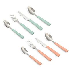 BigBuy Home Set de Cubiertos, Multicolor, Estándar