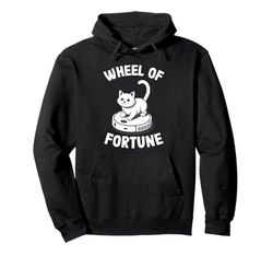 Wheel Of Fortune Robot Vacuum Cleaner Funny Cat Pullover Hoodie