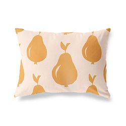 BonaMaison Fundas para Cojínes, Naranja-Blanco Apagado Funda de Almohada para Sofá Coche Silla Oficina Cama Decorativa Moderna Decoración del Hogar, 45x60 Cm - Diseñado y Fabricado en Turquía