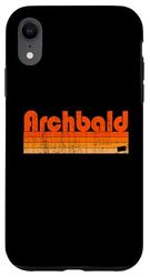 Archbald, Pennsylvania Retro 80s Style Case for iPhone XR