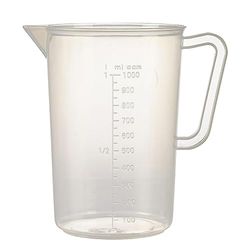 Genware Polypropylene Measuring Jug 1000ml Kitchen Jugs Polypropylene 1 Litre Cooking