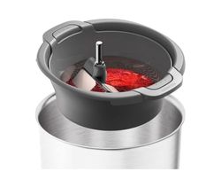 Kenwood KAT20.000GY Sieve and Strainer Attachment Accessory Food Processors, for Straining Fruit, Vegetables and Dry Products, Dishwasher Safe, Grey, Metal, Gray