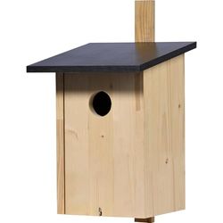 dobar® Nichoir Classique pour étourneaux et Pics - en pin - 22 x 25 x 32 cm