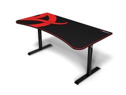 Arozzi Arena Gaming Desk Large Black, mesa de jogos preta com tapete Full Surface, secretária Gamer, 160 x 82 cm, com gestão de cabos, cesta de malha e estrutura robusta, até 80 kg