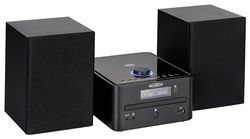 Reflexion HIF79DAB - Impianto stereo HiFi, 2 x 40 Watt, potenza musicale massima, CD/MP3, sintonizzatore digitale DAB+, Bluetooth, streaming, USB/MP3, allarme/orologio/sleeptimer, nero