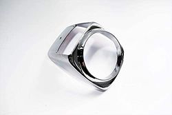 Cache Phare Piaggio Cadre De Phare, Droite, Chrome pour Ape Calessino, 658501
