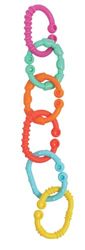 Playgro Brinquedo de suspensão, 24 anéis, a partir dos 3 meses, Loopy Links, multicolorido, 40134