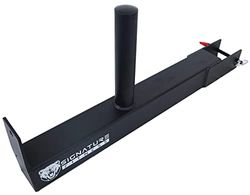 Signature Fitness Riem squats, krullen, rijen of geleide deadlifts-bevestiging, past op rekken van 2" x 2", 3" x 2", 3" x 3"