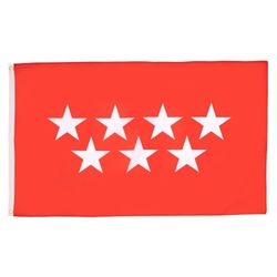BANDIERA COMUNITÀ DI MADRID 90x60cm - BANDIERA COMUNIDAD DE MADRID IN SPAGNA 60 x 90 cm - AZ FLAG