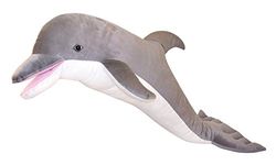 Melissa & Doug- Gigante Delfino Peluche, Colore Grigio, 12123